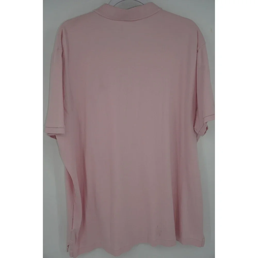 Polo Ralph Lauren Polo Shirt Mens‎ 2XL Pink Classic Fit Cotton Casual Knit
